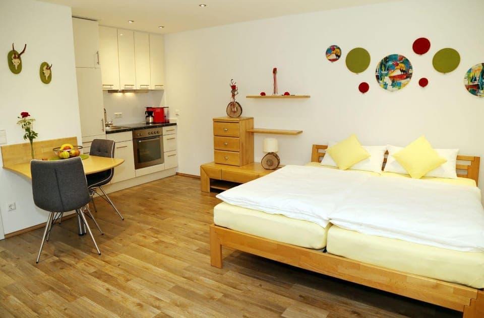 Property building, Living room, Bedroom