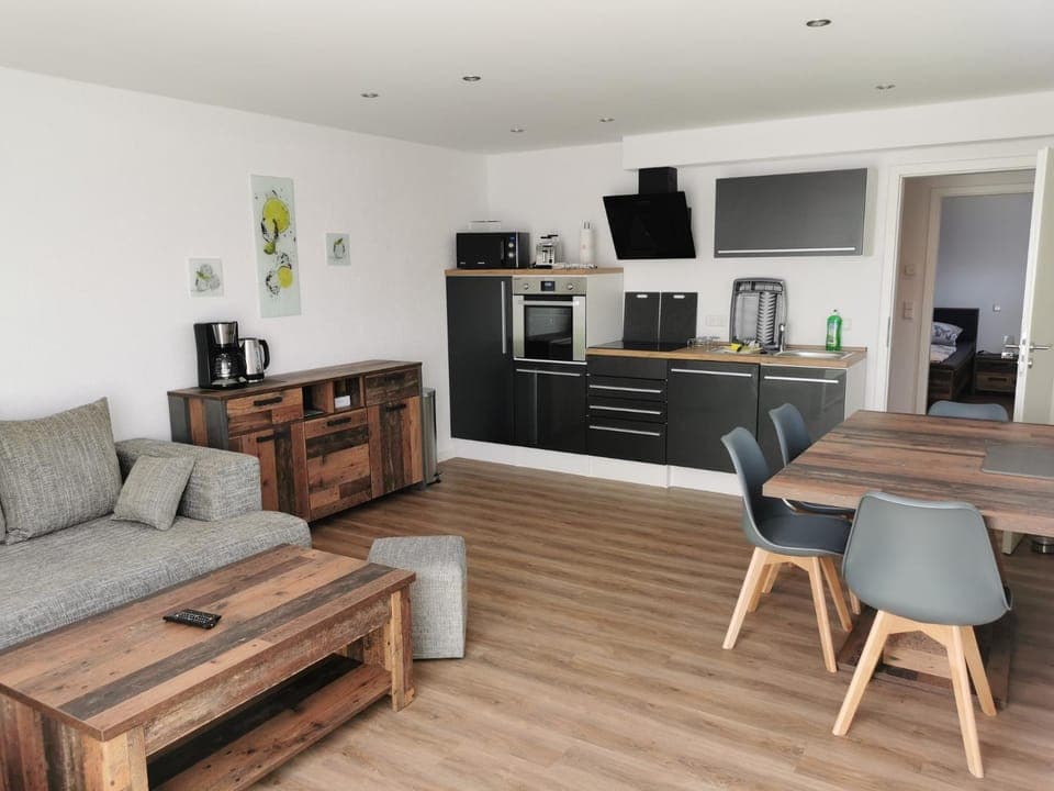 Living room, Seating area, Dining area