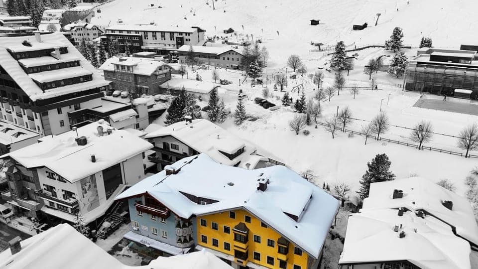 Property building, Day, Bird's eye view, Winter