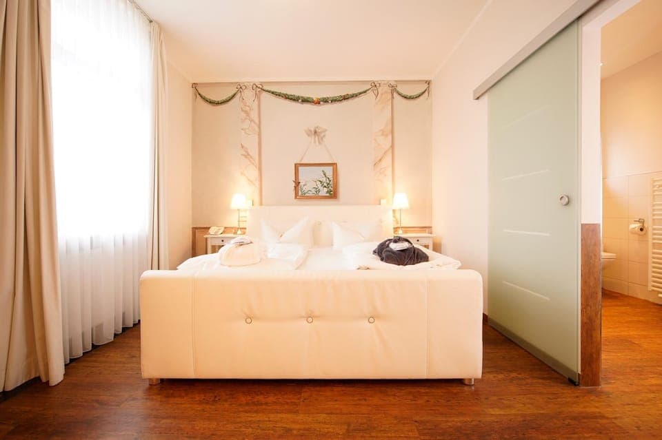 Bed, Photo of the whole room, Bedroom, towels, wardrobe