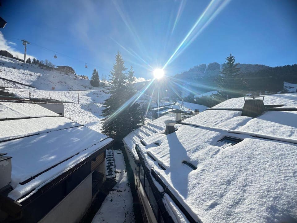 Day, Natural landscape, Winter, Mountain view