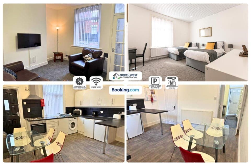 Bed, Living room, kitchen