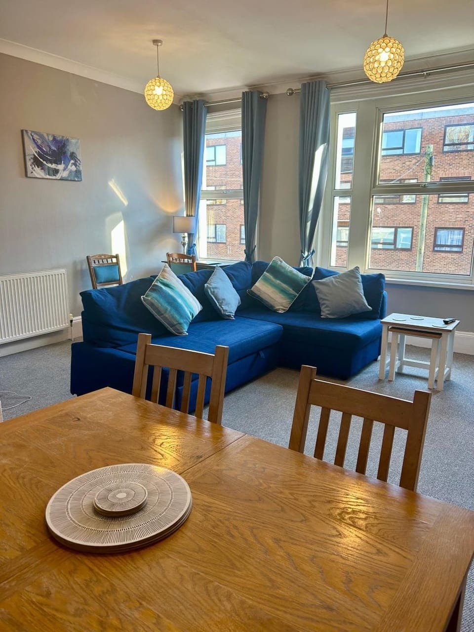 Living room, Seating area, Dining area