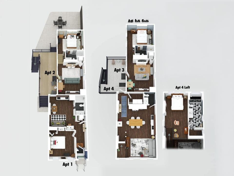 4 Apartments, Downtown, Walk to Cincy Stadiums! Apartment in Licking Riverside