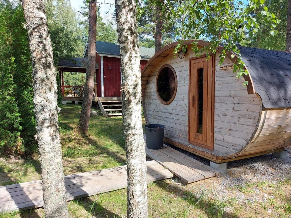 Property building, Day, Sauna, Garden view