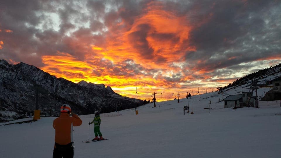 Winter, Skiing, Area and facilities