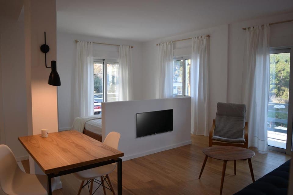 Living room, Seating area, Dining area, Bedroom