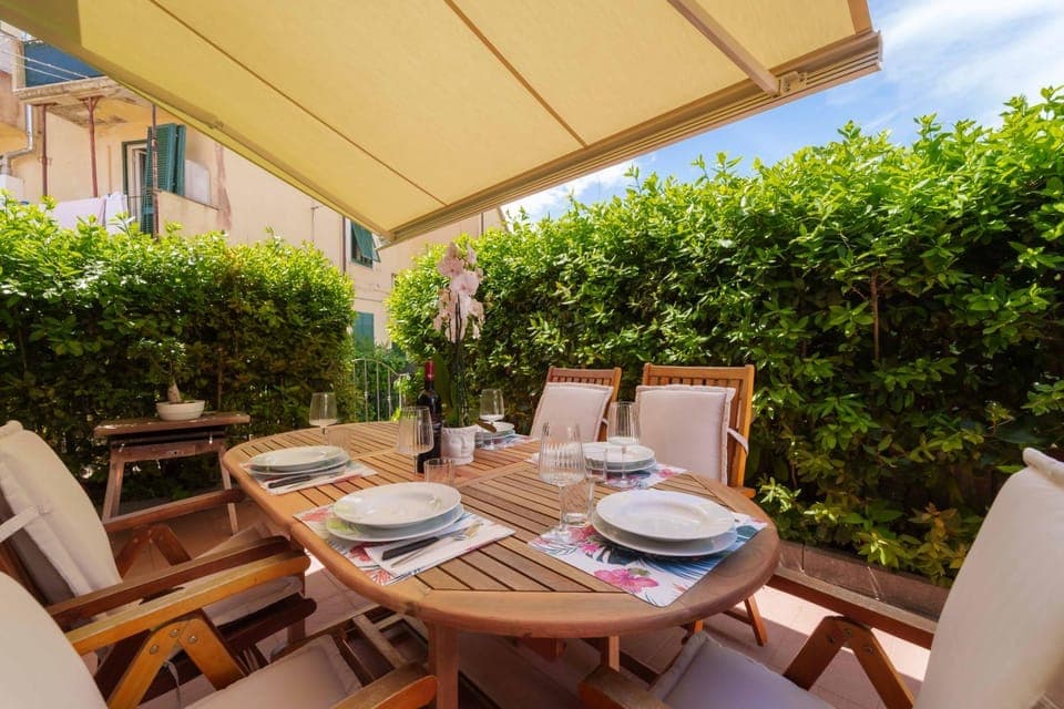 Property building, Patio