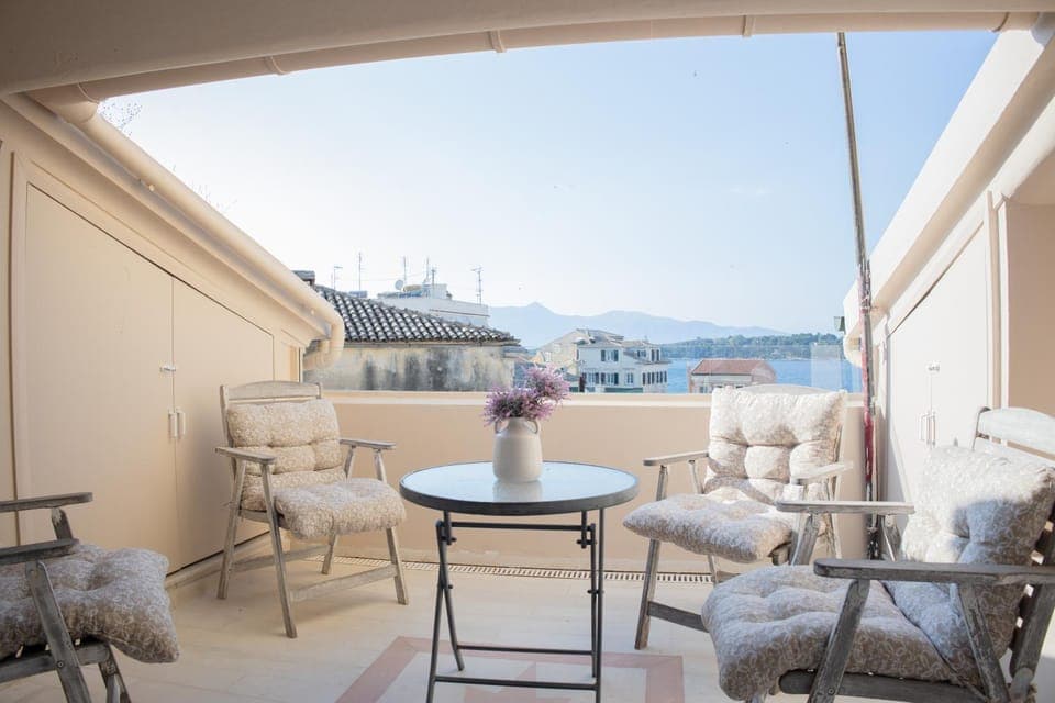 Patio, Day, View (from property/room), Balcony/Terrace, Seating area, Dining area, Sea view