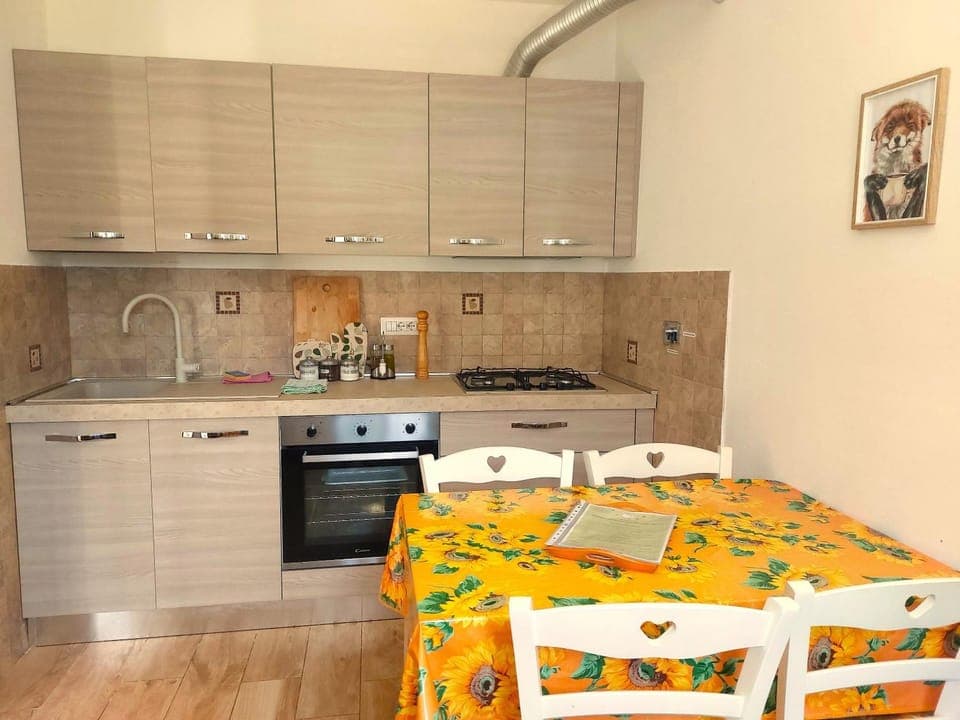 Kitchen or kitchenette, kitchen