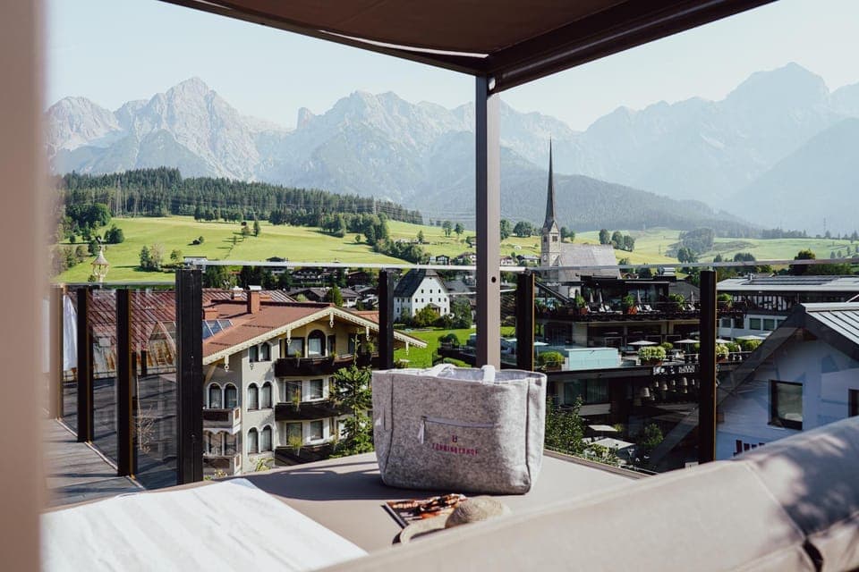 Balcony/Terrace, Mountain view, sunbed