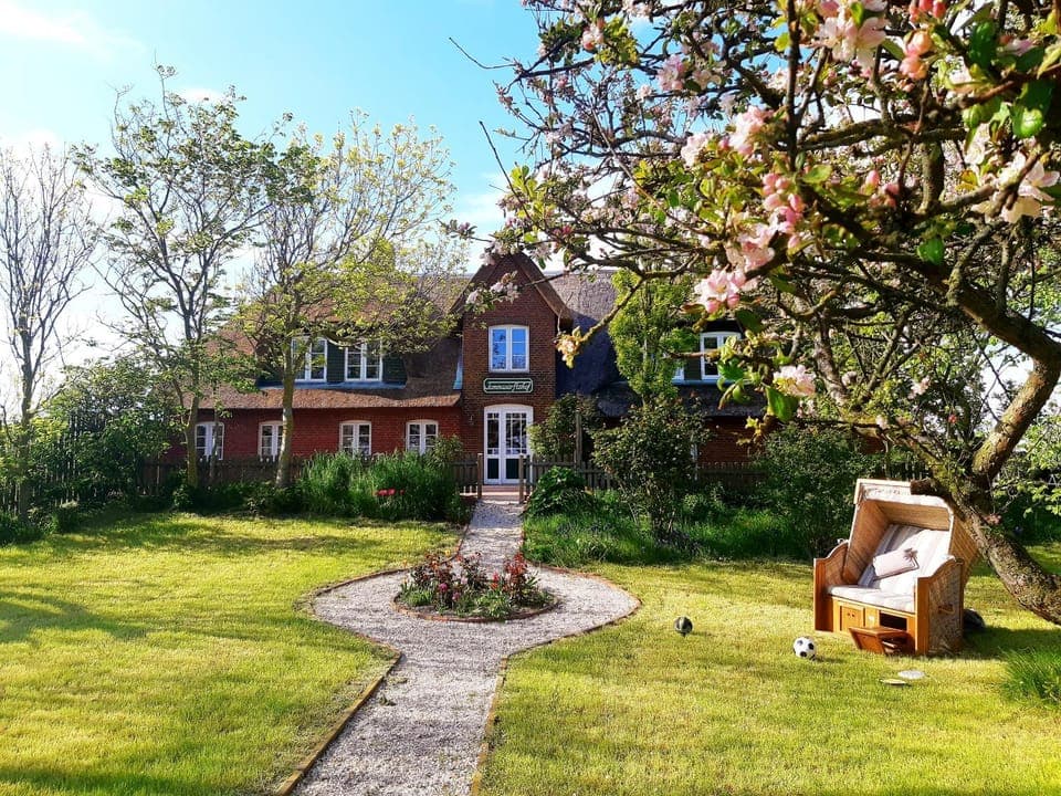 Property building, Spring, Garden