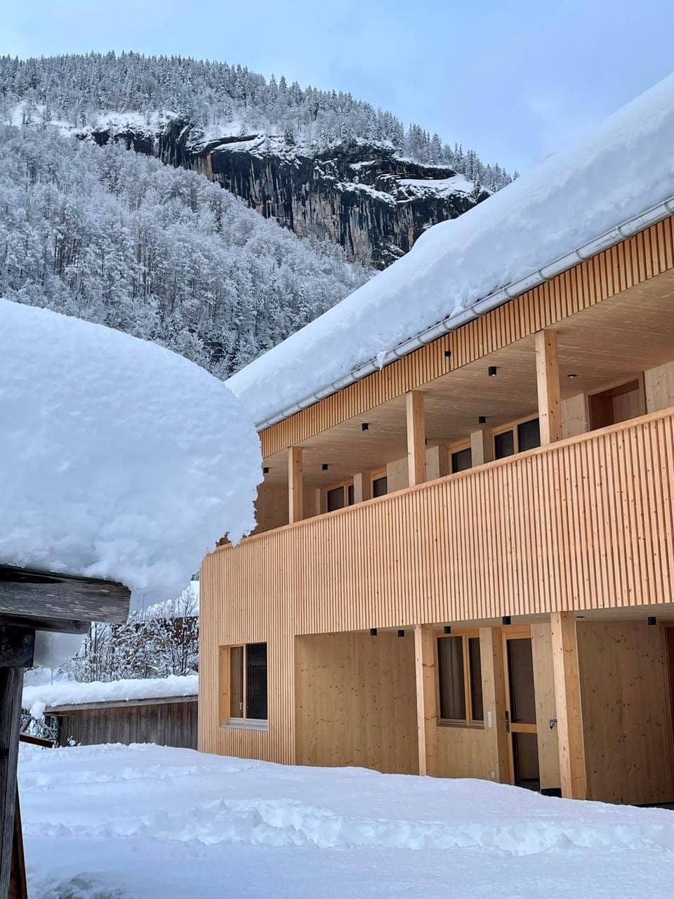 Property building, Winter