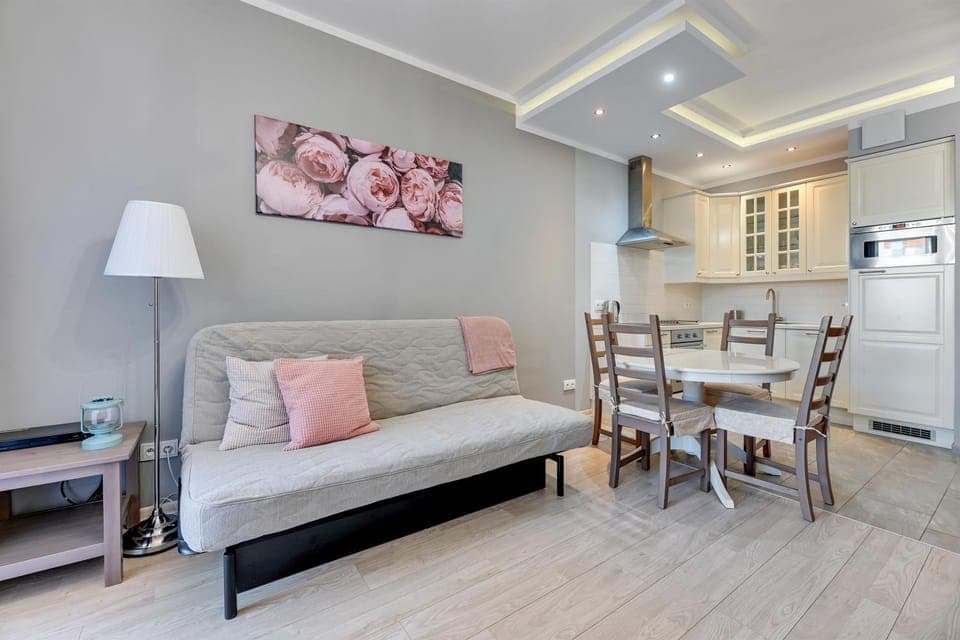 Kitchen or kitchenette, Living room, Photo of the whole room, Decorative detail, Seating area, Dining area, Area and facilities