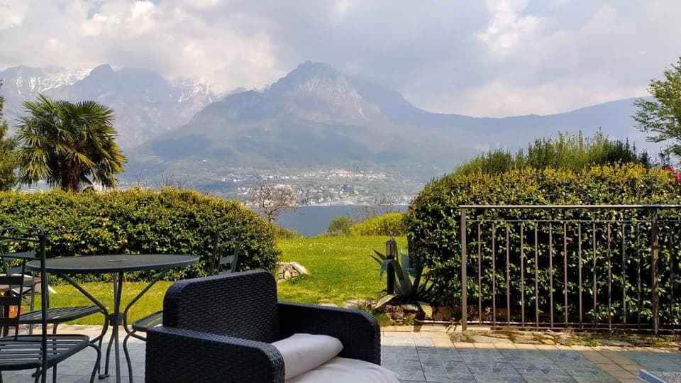 Patio, Natural landscape, Lake view, Mountain view