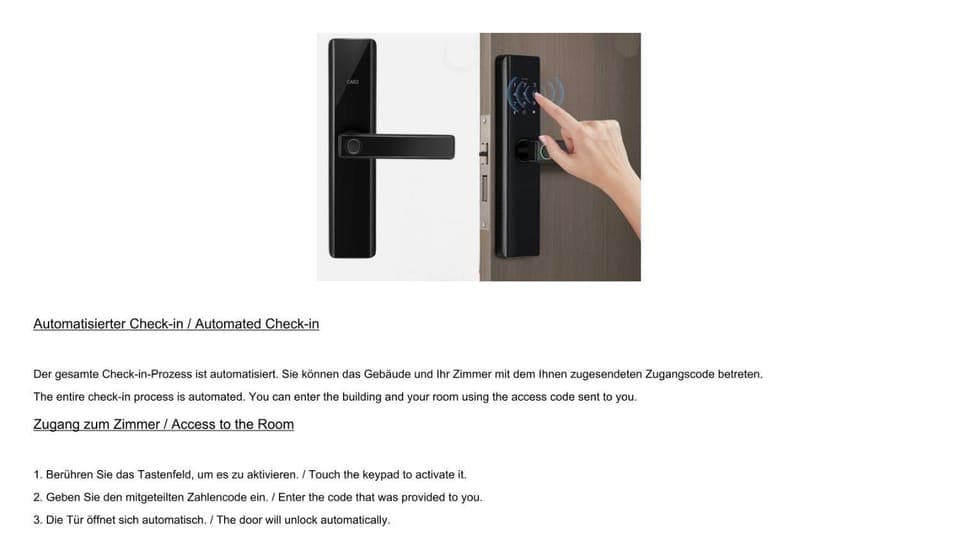 Property building, Text overlay