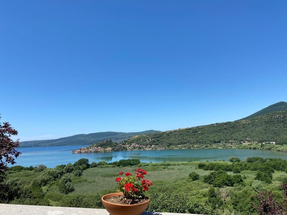 Natural landscape, Fishing, Lake view, Mountain view