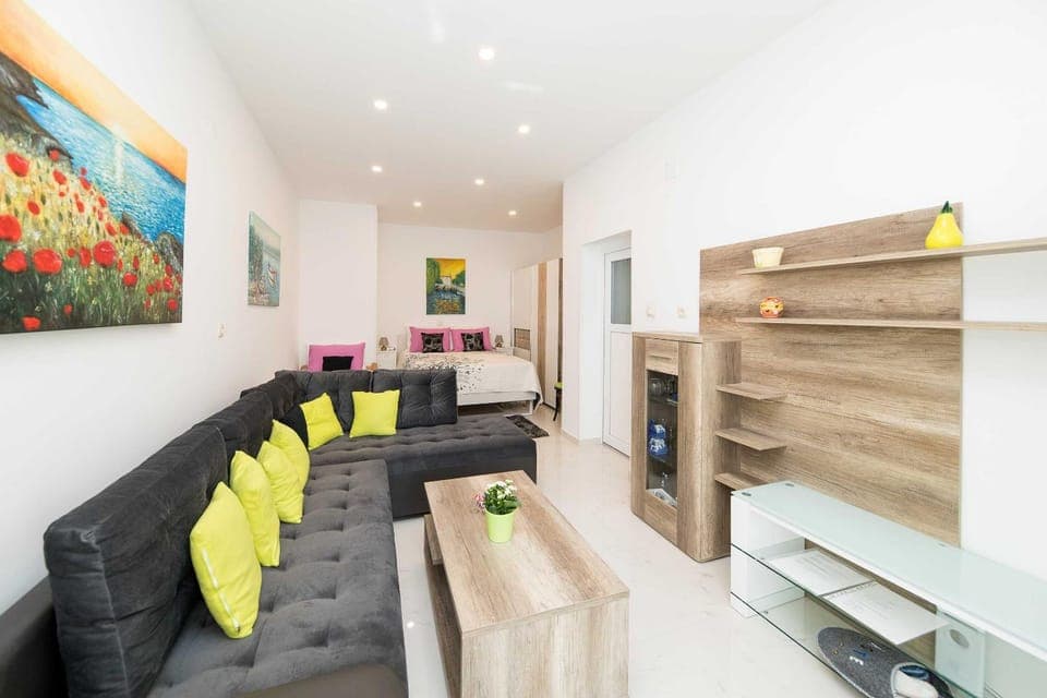 Living room, Seating area, Bedroom