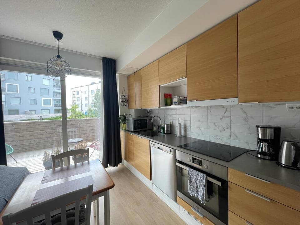 Coffee/tea facilities, Kitchen or kitchenette, Dining area, dishwasher, minibar, pet friendly, stove, toaster