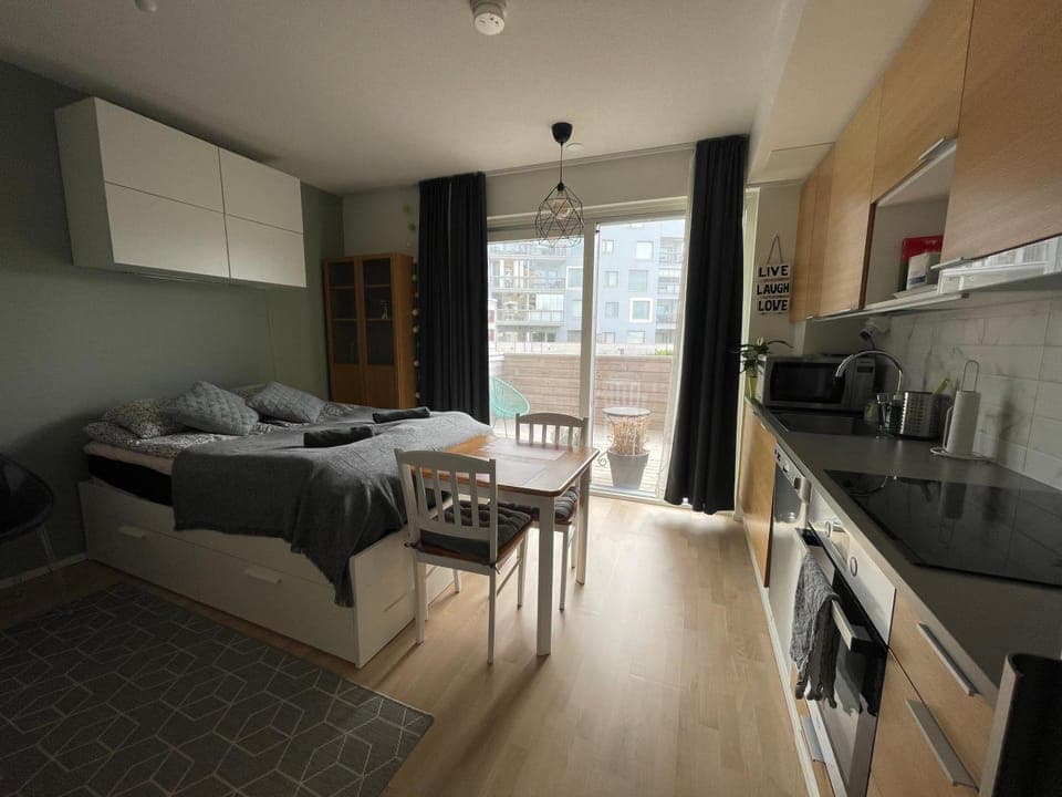 Bed, Kitchen or kitchenette, Living room, Photo of the whole room, Seating area, Dining area, Bedroom, dishwasher, minibar, pet friendly, stove