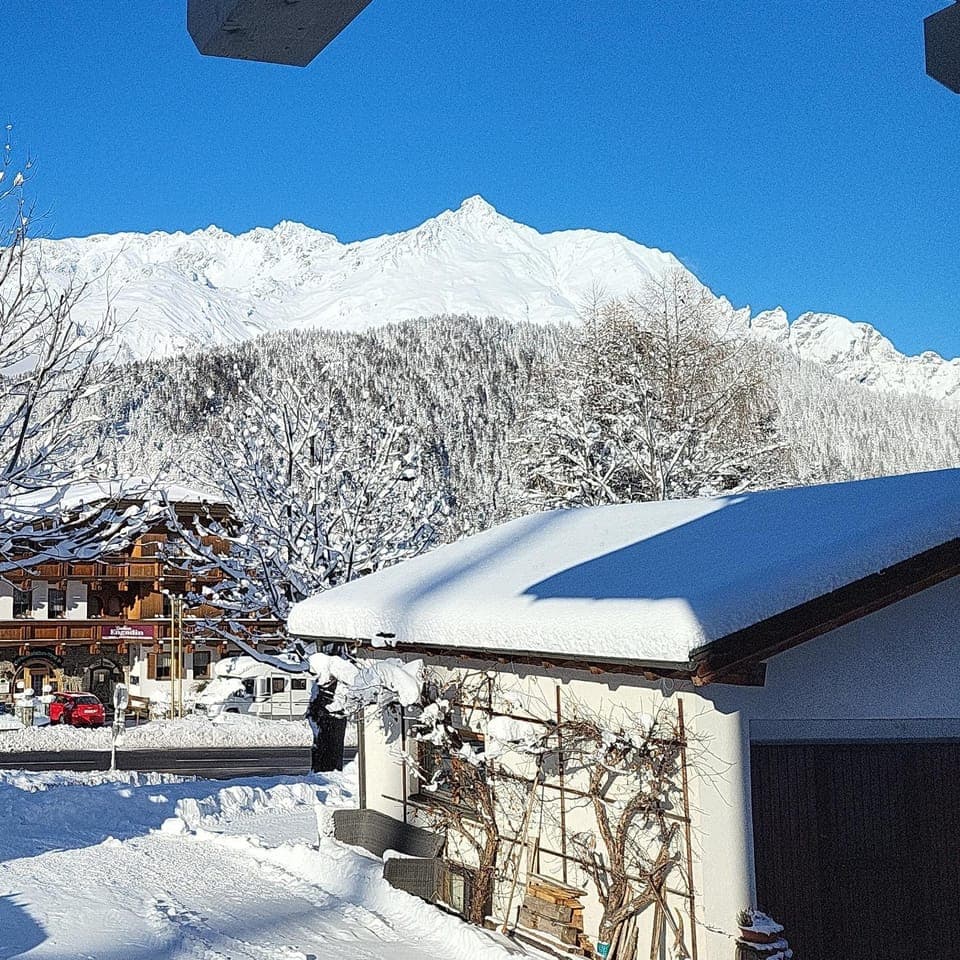 Natural landscape, Winter, Mountain view