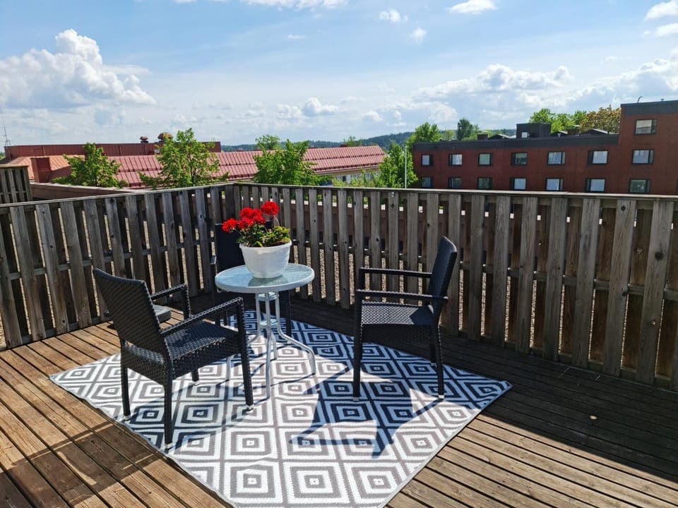 View (from property/room), Balcony/Terrace, City view