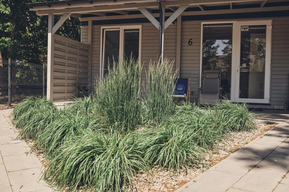 Property building, Garden view