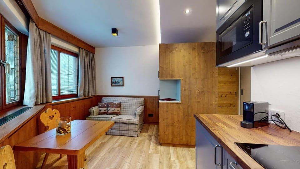 TV and multimedia, Kitchen or kitchenette, Living room, Seating area, Dining area, minibar, stove