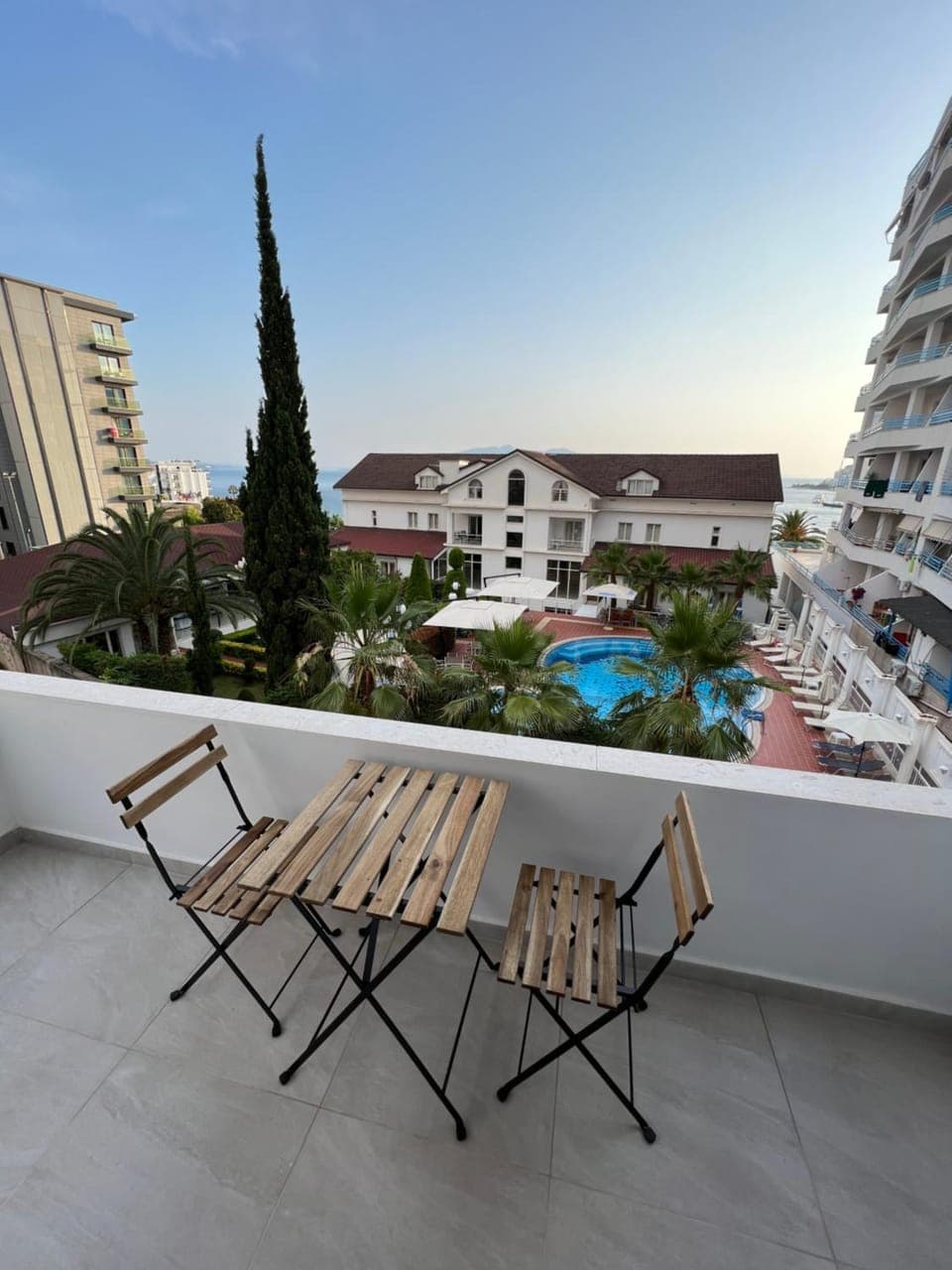 Day, View (from property/room), Balcony/Terrace, Pool view, sunbed