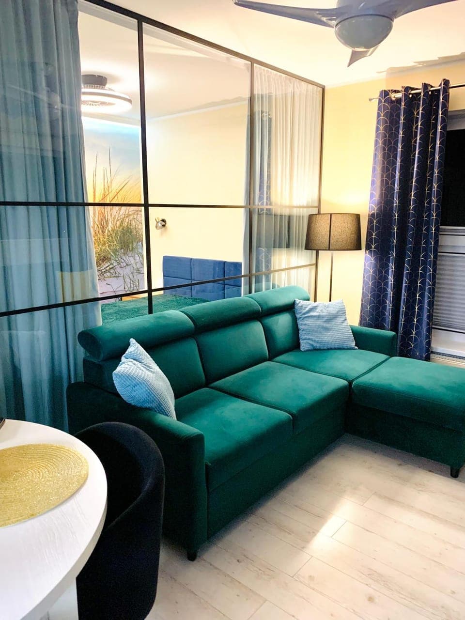 Living room, Dining area, Bedroom