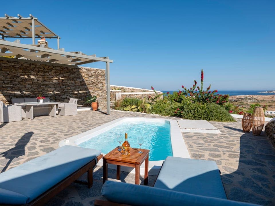 Patio, Day, Hot Tub, Hot Tub, View (from property/room), Balcony/Terrace, Pool view, Sea view, Swimming pool, sunbed
