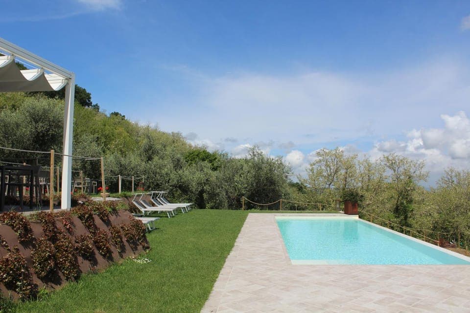 Garden, Swimming pool, Swimming pool, sunbed