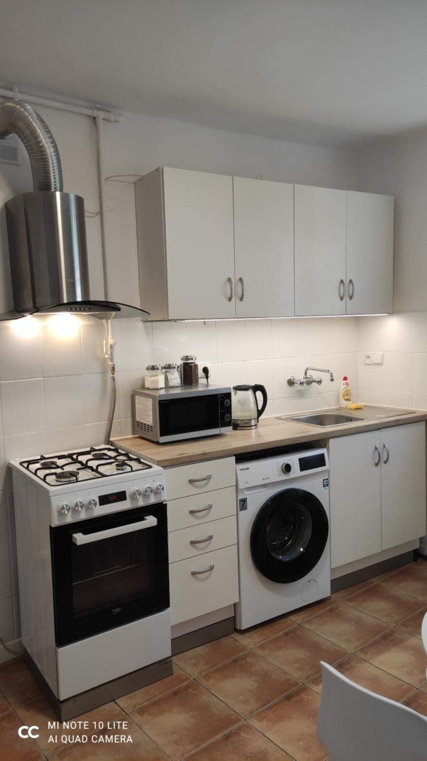 Kitchen or kitchenette, minibar, pet friendly, stove, washing machine