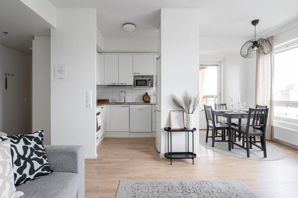 Dining area, Bedroom, furniture, kitchen