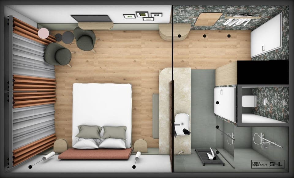 Photo of the whole room