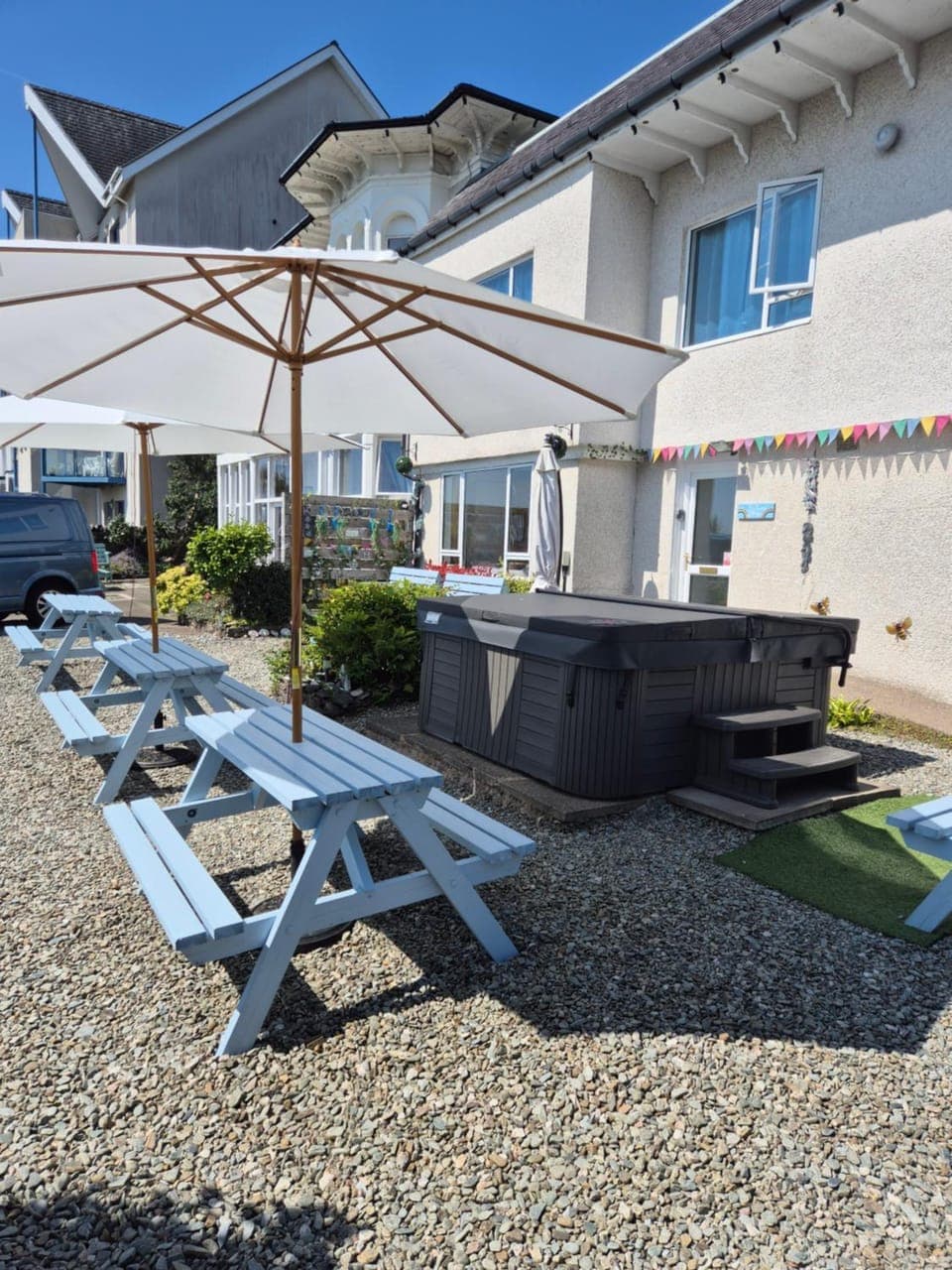 Property building, Patio