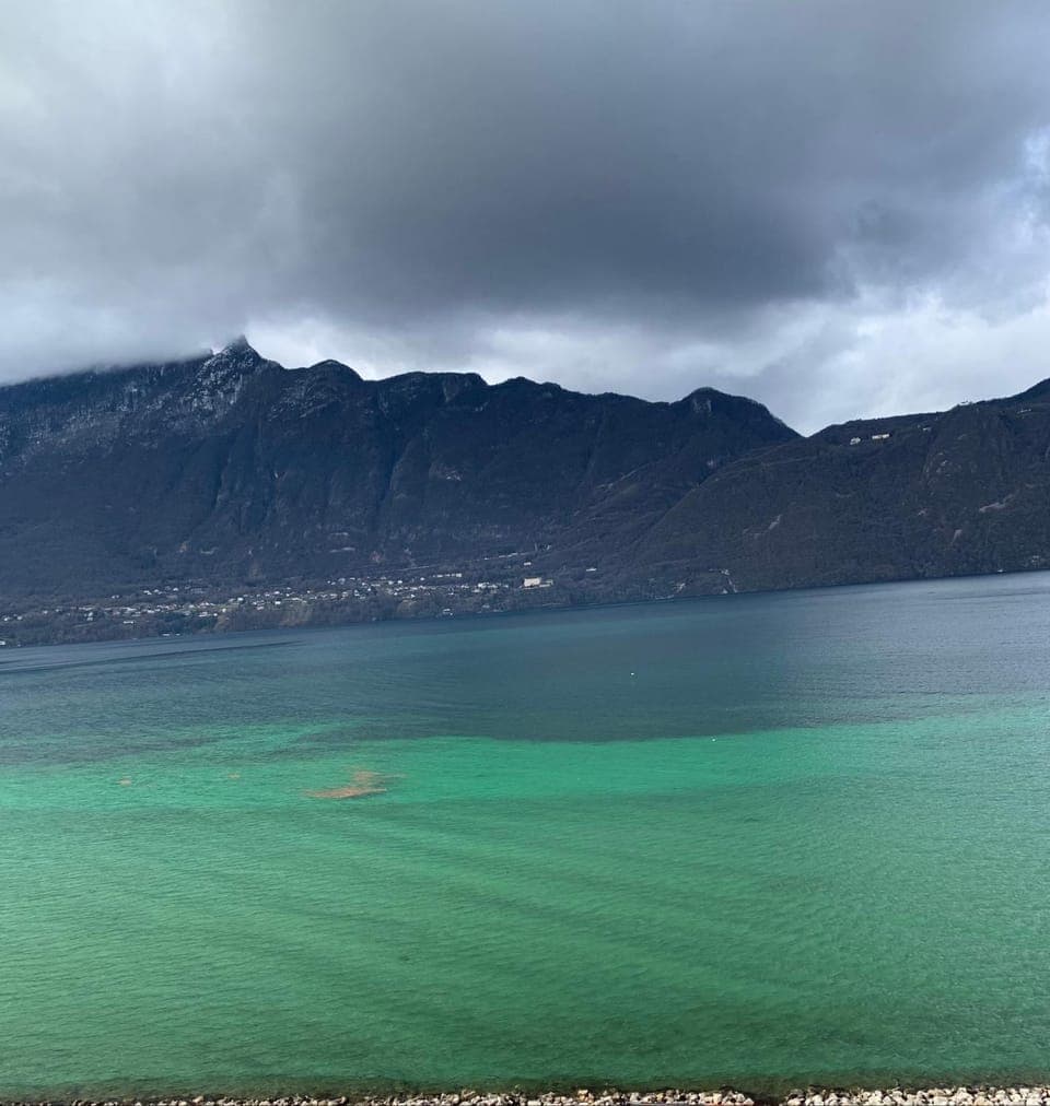 Natural landscape, Lake view, Mountain view