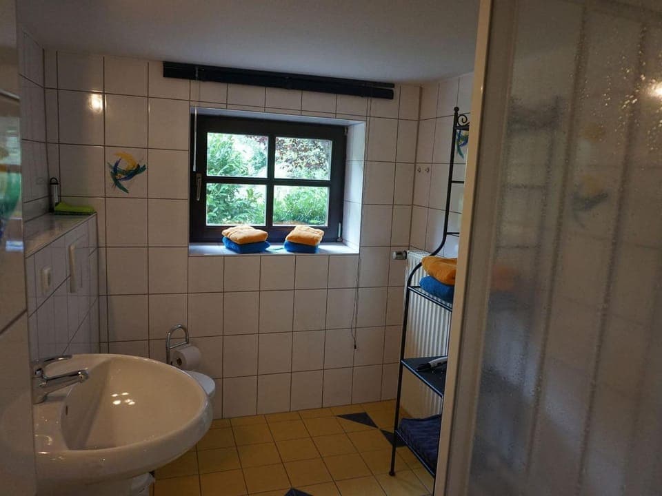 Bathroom, Living room