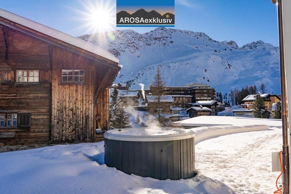 Winter, Hot Tub, View (from property/room), Mountain view