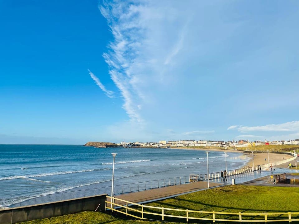 Beach, Sea view, Sunrise