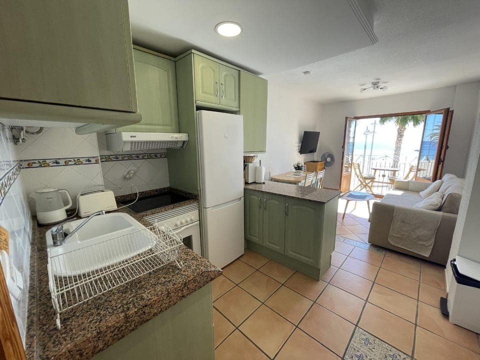 Living room, kitchen