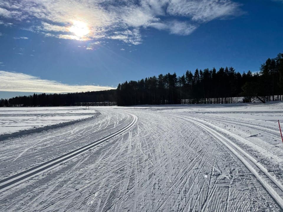 Winter, Skiing