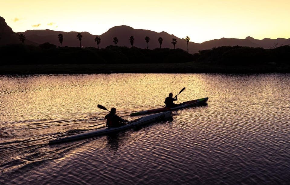 Natural landscape, Mountain view, Sunset