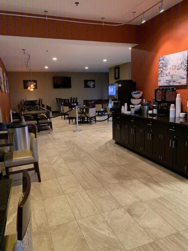 Dining area, Breakfast