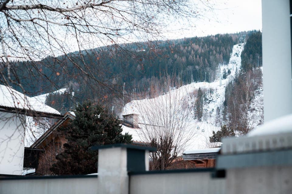 Natural landscape, Winter, Mountain view
