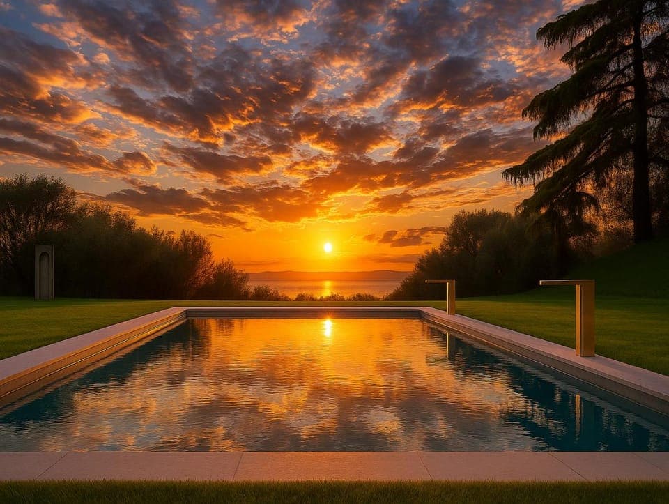 Pool view, Swimming pool, Inner courtyard view