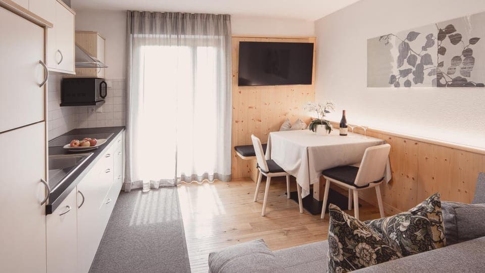 TV and multimedia, Kitchen or kitchenette, Living room, Seating area, Dining area, minibar, stove