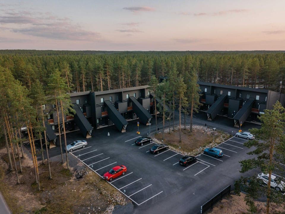 Property building, Facade/entrance, Bird's eye view