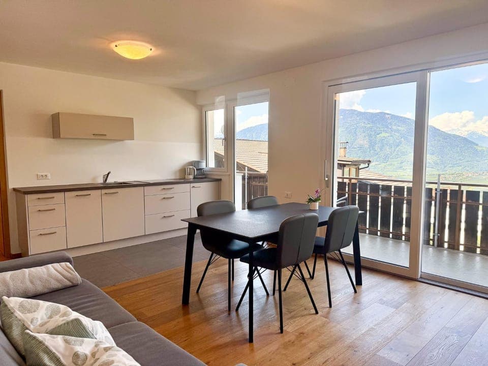 Living room, kitchen