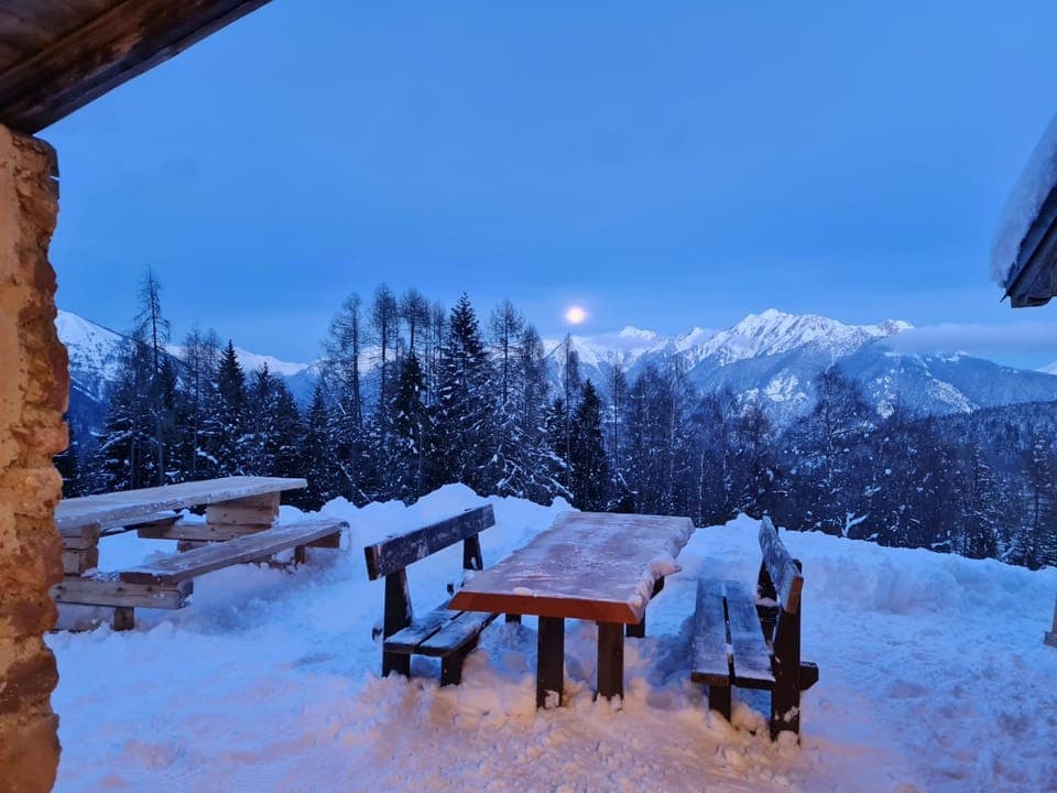 Winter, Mountain view